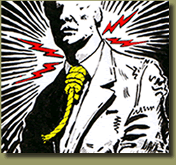 tight mens shirt & tie problem solved by a Pat-Pend Unstrangler collar extender